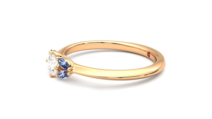 Taylor & Hart Sonnet Ring Jewellery 360 degree image 22