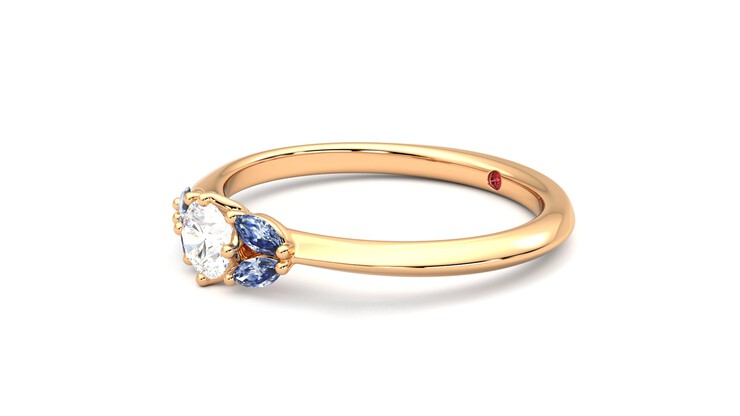 Taylor & Hart Sonnet Ring Jewellery 360 degree image 23