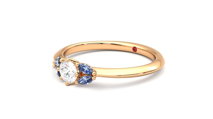 Taylor & Hart Sonnet Ring Jewellery 360 degree image 24