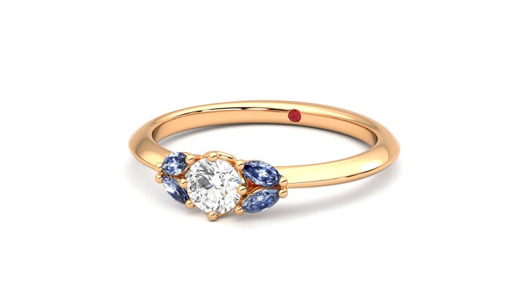 Taylor & Hart Sonnet Ring Jewellery 360 degree image 26