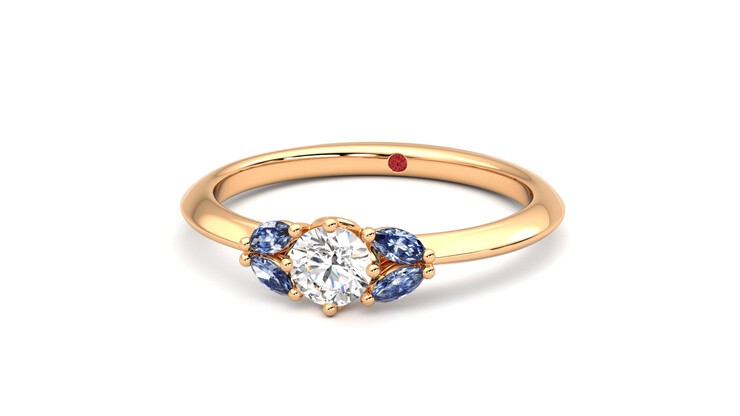 Taylor & Hart Sonnet Ring Jewellery 360 degree image 27