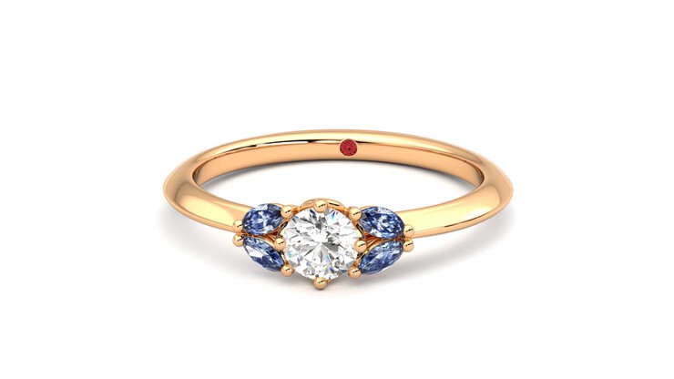 Taylor & Hart Sonnet Ring Jewellery 360 degree image 28