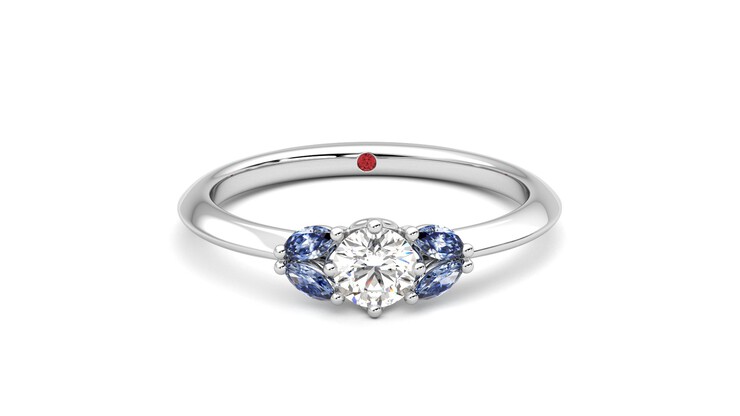 Taylor & Hart Sonnet Ring Jewellery 360 degree image 1