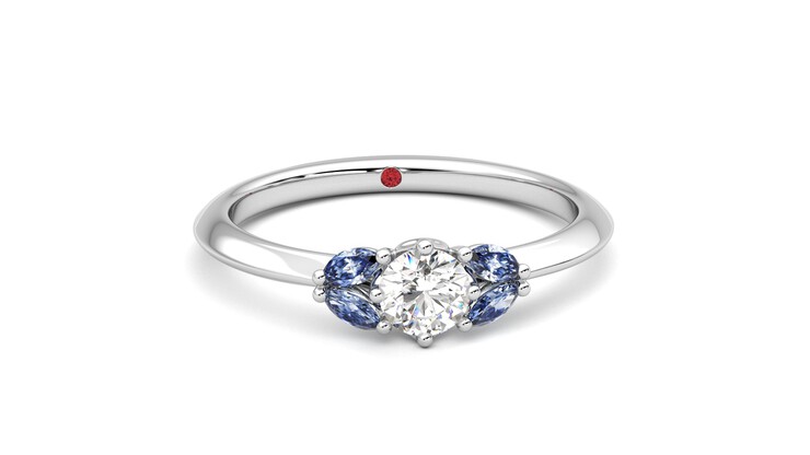 Taylor & Hart Sonnet Ring Jewellery 360 degree image 2