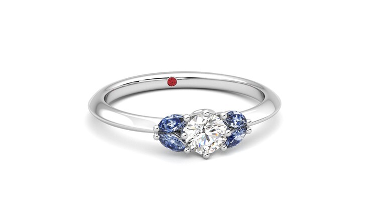Taylor & Hart Sonnet Ring Jewellery 360 degree image 3