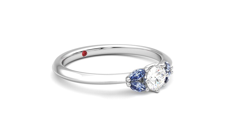 Taylor & Hart Sonnet Ring Jewellery 360 degree image 6