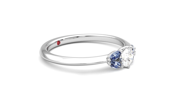 Taylor & Hart Sonnet Ring Jewellery 360 degree image 7