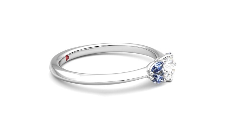 Taylor & Hart Sonnet Ring Jewellery 360 degree image 8