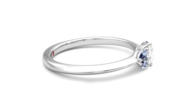 Taylor & Hart Sonnet Ring Jewellery 360 degree image 9