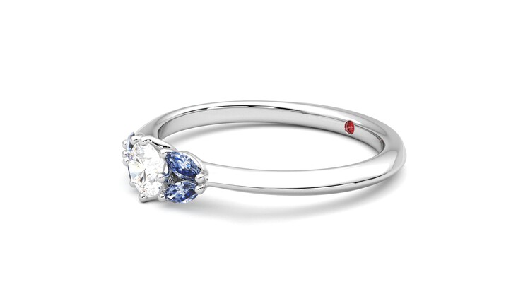 Taylor & Hart Sonnet Ring Jewellery 360 degree image 23