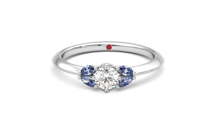 Taylor & Hart Sonnet Ring Jewellery 360 degree image 29