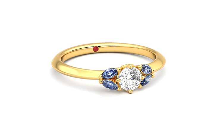 Taylor & Hart Sonnet Ring Jewellery 360 degree image 4