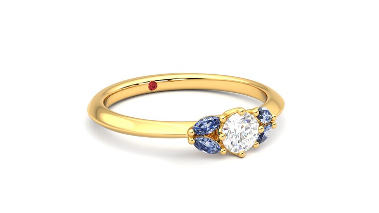 Taylor & Hart Sonnet Ring Jewellery 360 degree image 5