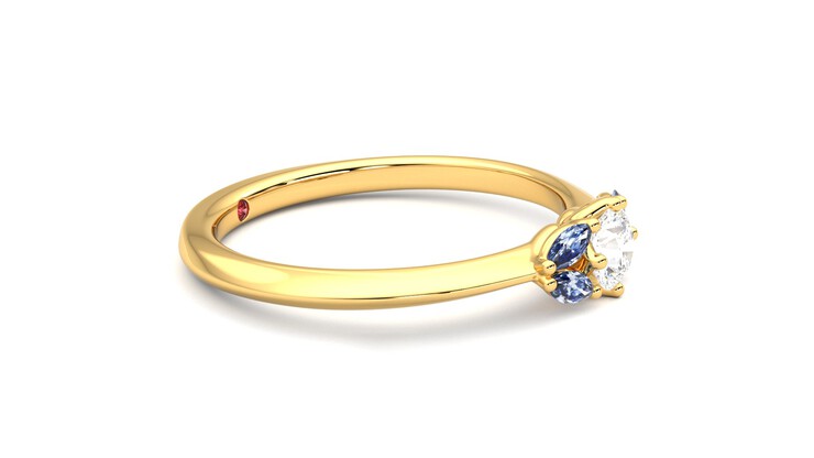Taylor & Hart Sonnet Ring Jewellery 360 degree image 8