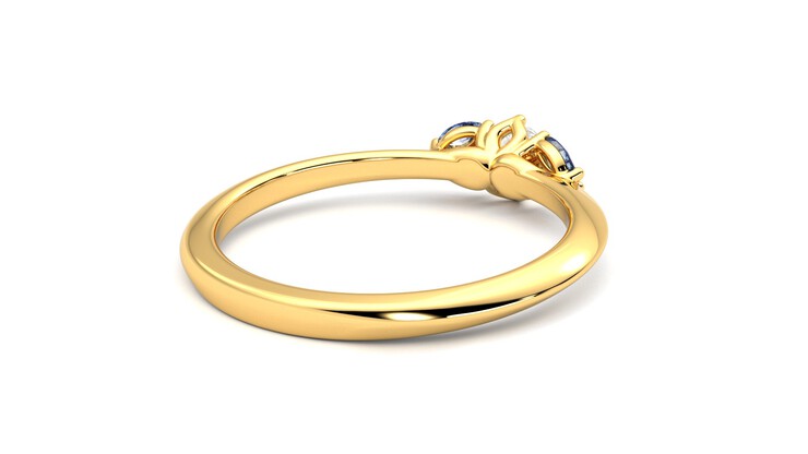Taylor & Hart Sonnet Ring Jewellery 360 degree image 13