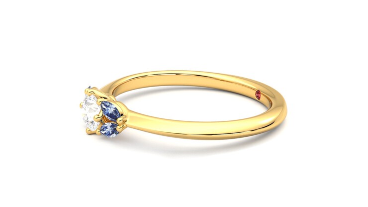 Taylor & Hart Sonnet Ring Jewellery 360 degree image 22