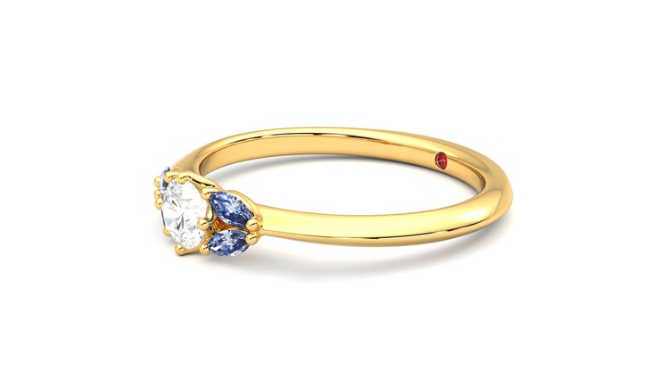 Taylor & Hart Sonnet Ring Jewellery 360 degree image 23