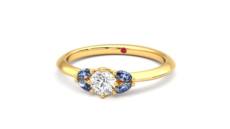 Taylor & Hart Sonnet Ring Jewellery 360 degree image 27