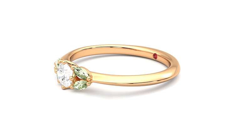 Taylor & Hart Sonnet Ring Jewellery 360 degree image 23