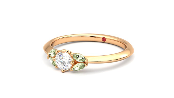 Taylor & Hart Sonnet Ring Jewellery 360 degree image 25