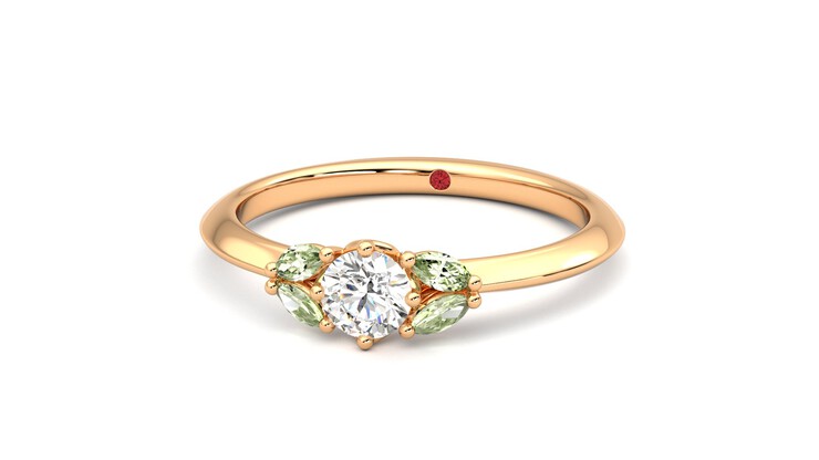 Taylor & Hart Sonnet Ring Jewellery 360 degree image 27