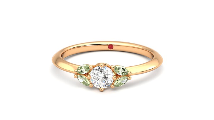 Taylor & Hart Sonnet Ring Jewellery 360 degree image 28