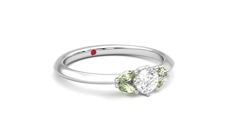 Taylor & Hart Sonnet Ring Jewellery 360 degree image 5