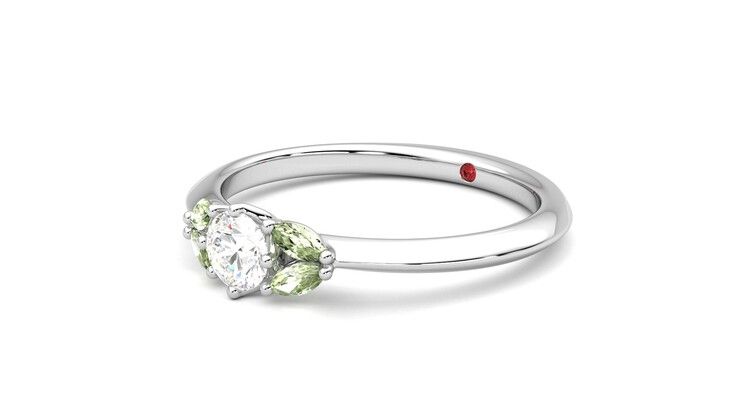 Taylor & Hart Sonnet Ring Jewellery 360 degree image 24