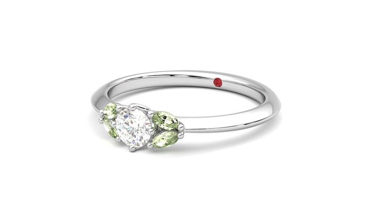 Taylor & Hart Sonnet Ring Jewellery 360 degree image 25