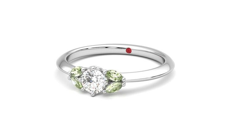 Taylor & Hart Sonnet Ring Jewellery 360 degree image 26