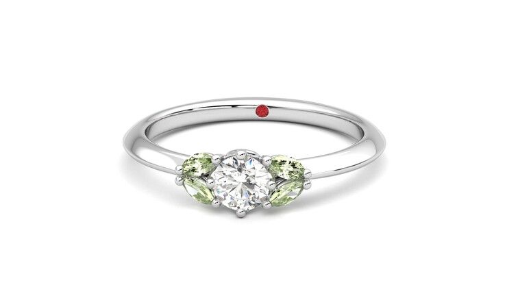 Taylor & Hart Sonnet Ring Jewellery 360 degree image 28