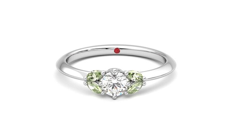 Taylor & Hart Sonnet Ring Jewellery 360 degree image 29