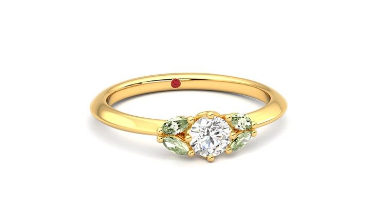 Taylor & Hart Sonnet Ring Jewellery 360 degree image 3