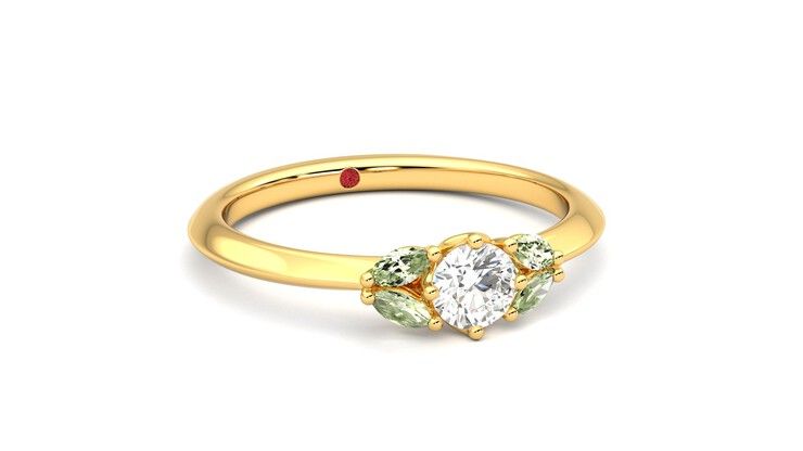 Taylor & Hart Sonnet Ring Jewellery 360 degree image 4