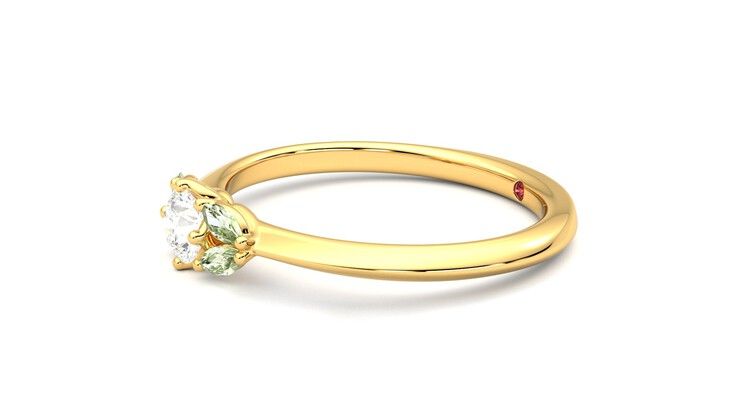 Taylor & Hart Sonnet Ring Jewellery 360 degree image 22