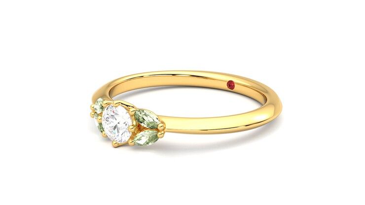 Taylor & Hart Sonnet Ring Jewellery 360 degree image 24