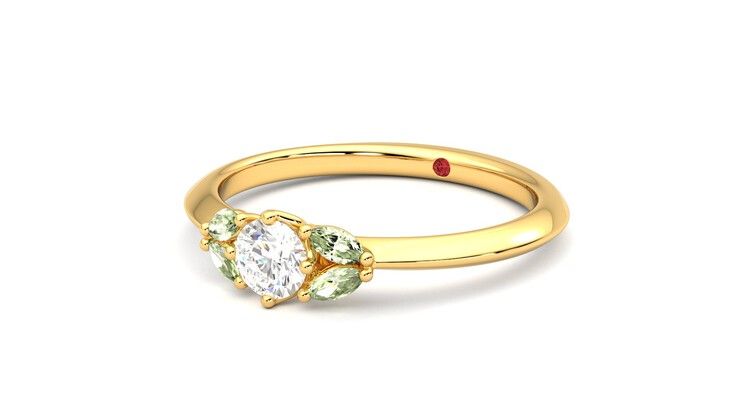 Taylor & Hart Sonnet Ring Jewellery 360 degree image 25