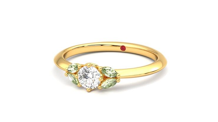 Taylor & Hart Sonnet Ring Jewellery 360 degree image 26