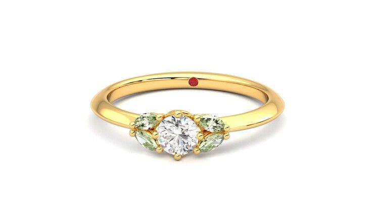 Taylor & Hart Sonnet Ring Jewellery 360 degree image 28