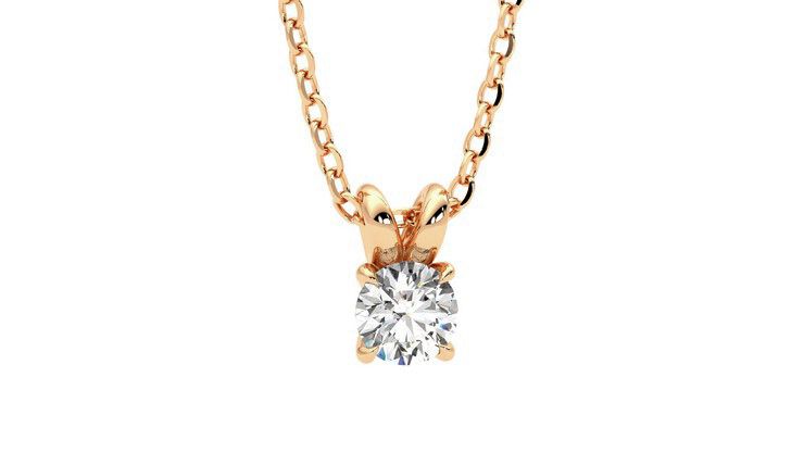 Taylor & Hart Dea 0.25ct Necklace Jewellery 360 degree image 3