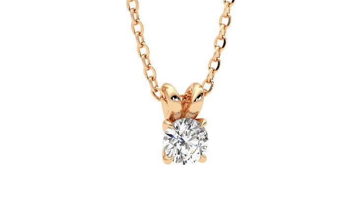 Taylor & Hart Dea 0.25ct Necklace Jewellery 360 degree image 4