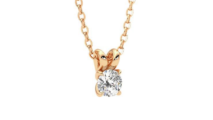 Taylor & Hart Dea 0.25ct Necklace Jewellery 360 degree image 5