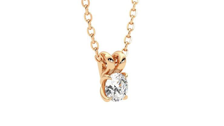 Taylor & Hart Dea 0.25ct Necklace Jewellery 360 degree image 6