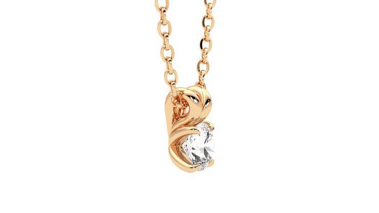 Taylor & Hart Dea 0.25ct Necklace Jewellery 360 degree image 8