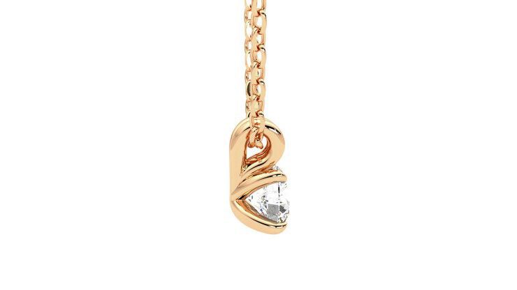 Taylor & Hart Dea 0.25ct Necklace Jewellery 360 degree image 10