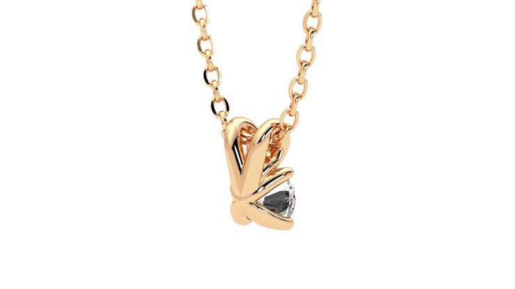 Taylor & Hart Dea 0.25ct Necklace Jewellery 360 degree image 13