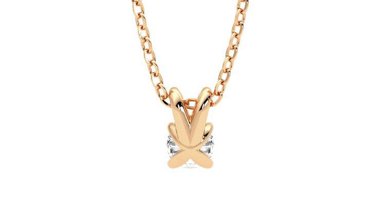 Taylor & Hart Dea 0.25ct Necklace Jewellery 360 degree image 15