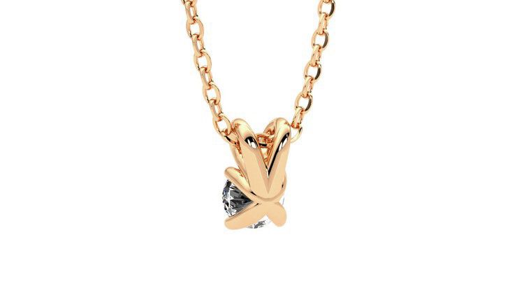 Taylor & Hart Dea 0.25ct Necklace Jewellery 360 degree image 16
