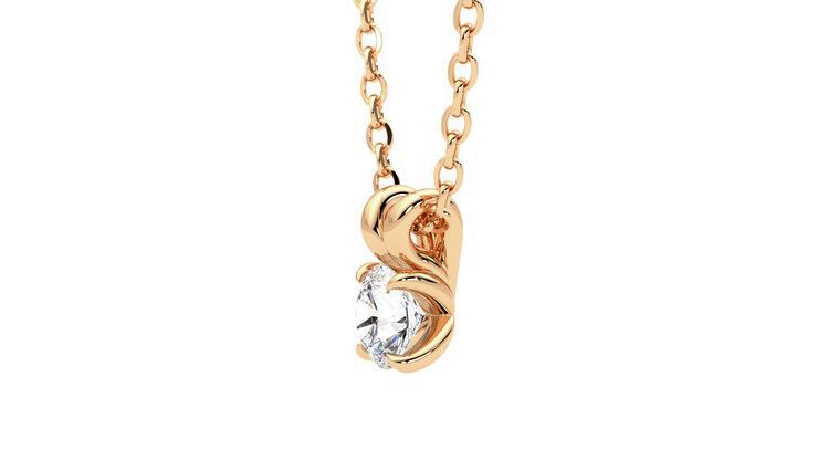 Taylor & Hart Dea 0.25ct Necklace Jewellery 360 degree image 22