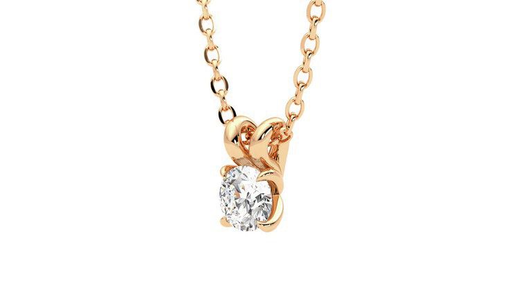 Taylor & Hart Dea 0.25ct Necklace Jewellery 360 degree image 24